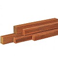 Azobe Hardhouten regel, 4-zijdig glad geschaafd 4.5x9x350 cm