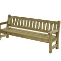 Parkbank Zeist 4-zits, 230cm