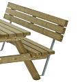Rugleuning 180cm, 45mm
