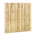 Geschaafd plankenscherm vuren Linia, 180 x 180 cm.