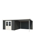 Blokhut Orlando 581x292 Carbon Grey-Wit