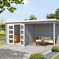 Blokhut Helena 472x230 Platinum Grey-Wit