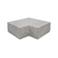 Oudhollandsche hoekstuk traptrede 90° buiten 37x15 Grijs