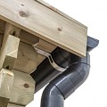 Dakgootset ø10cm - 2 x 300 cm