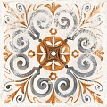 Keramische tegel Fruhling Dekore 61x61x2 cm - Lilie