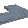 Hoek Vijverrand Blue Moon Promo 50/20x50x3 cm