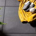 Trippel T 60x60x4 cm Zwart/Grijs genuanceerd