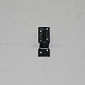 Plaatduim zwart 16 mm