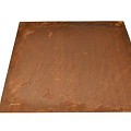 Stapsteen vierkant Corten 500x500x2 mm