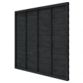 Douglas wandpakket t.b.v. enkelzijdige wand Comfort/DHZ 246.5x224 cm, zwart geïmpregneerd