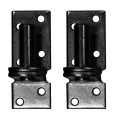 Duim zwart 16 mm t.b.v. poort, per 2 stuks