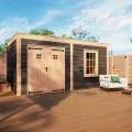Douglasvision buitenverblijf Modern 499x306.5 cm onbehandeld