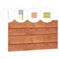 Zweeds rabat plankenset douglas bij wand B. 228.5x224 cm onbehandeld