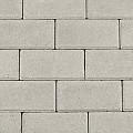 Betonstraatsteen 8cm half grijs S-top