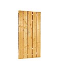 Grenen geschaafde plankendeur op verstelbaar stalen frame 100x180 cm, recht, groen geïmpregneerd