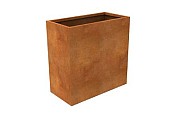 Rechthoek plantenbak; 40x80x80 cm Corten staal 2 mm; bouwpakket