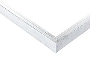 Aluminium daktrimset recht t.b.v. plat dak, maximale dakmaat 505x350 cm