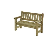 Parkbank Zeist 2-zits, 135cm