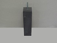 Betonpoer 12x12x58 cm antra, zonder facet, cpl.