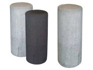 Sierpaal Rond 30X80 cm Zwart