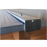 Daksysteem muuraanbouw met aluminium profielen