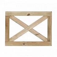 Grenen boerenland deur 75x100 cm