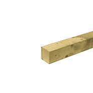 Vuren paal 4,5x4,5 cm