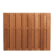Bangkirai plankenscherm Deluxe 150x180 cm