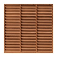 Bangkirai Lamelscherm Excellent 180x180 cm