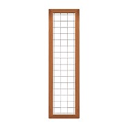 Bangkirai draadscherm 45x180 cm