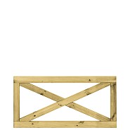 Grenen boerenland hek 75x150 cm