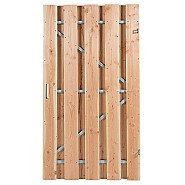 Douglas deur ruw 190x120 cm - stalen frame - universeel