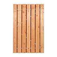 Douglas deur geschaafd 195x120 cm - stalen frame - universeel