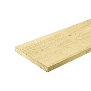 Vuren ruwe plank 2,2x20 cm