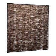 Wilgentenenscherm fijn, met ijzeren frame, 180x180 cm