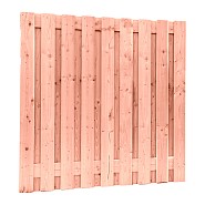 Douglas geschaafd plankenscherm 19-planks 16 mm, 180x180 cm, onbehandeld