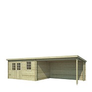 Blokhut Aida 760x275 Olijfgroen Geïmpregneerd