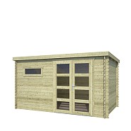 Blokhut Timian 380x230 Olijfgroen Geïmpregneerd