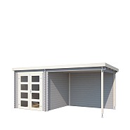 Blokhut Helena 472x230 Platinum Grey-Wit