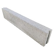 Betonband bocht R=2: 10x20x100 cm grijs