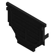 Hexaline 2.0 aansluitset: eindplaten, onderuitloop en bladkorf (oud)