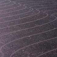 Keramische tegel TD Decor ø120 cm x 2 cm - Model C - Wave