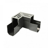 WS Luxury Drain Hoekstuk Grijs