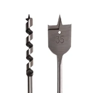 Speed en slangenboor set, met speedboor ø30 mm, slangenboor ø12x200 mm, en handleiding