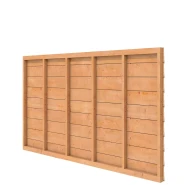 Douglas wandpakket t.b.v. enkelzijdige wand kapschuur Comfort 278.5x162 cm, kleurloos geïmpregneerd