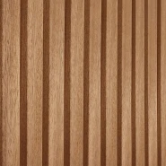 Enkelzijdige wand B met Thermo Triple profiel. ayous. hoogte 224 cm