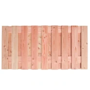 Douglas geschaafd plankenscherm 19-planks 16 mm, 180 x 90 cm, onbehandeld.