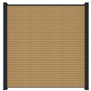 Newtechwood co-extrusie composiet scherm triple, 180x180 cm, red cedar.