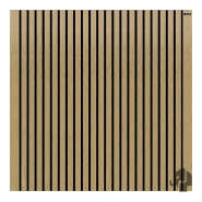 Elephant schutting Stripes Oak & Black houtcomposiet 180x180 cm