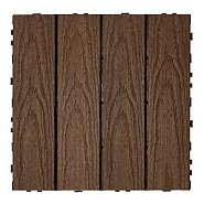 NewTechWood HKC kliktegel, 30 x 30 cm, Ipé